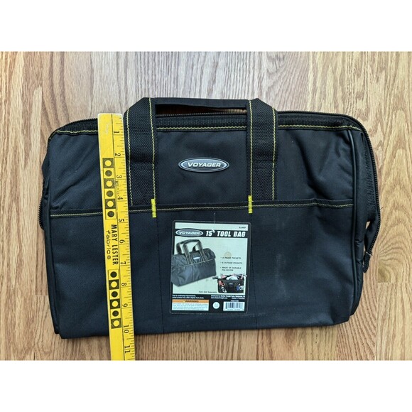 NWT Voyager Heavy Duty Tool Bag 15"x10"x9" With 6 Exterior & 8 Interior Pockets - Picture 5 of 8